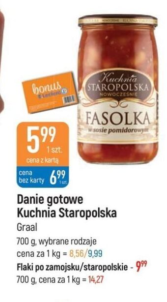 E.Leclerc Fasolka w sosie pomidorowym kuchnia staropolska oferta
