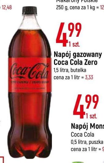 E.Leclerc Napój coca-cola zero oferta