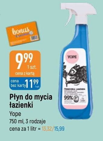 E.Leclerc Płyn do czyszczenia łazienki francuska lawenda yope oferta