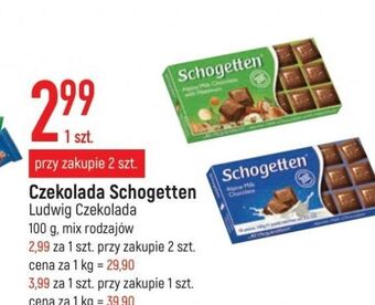 E.Leclerc Czekolada mleczna z orzechami schogetten oferta