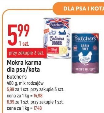 E.Leclerc Karma dla psa z kurczakiem butcher's grain free oferta