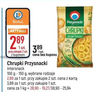 E.Leclerc Chrupki zielona cebulka przysnacki oferta