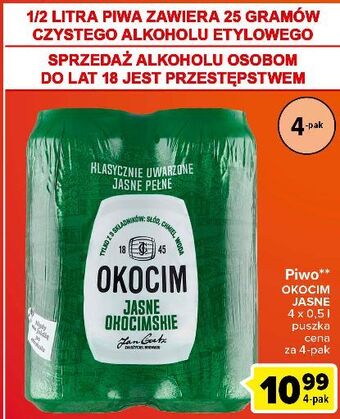 Globi Piwo okocim jasne okocimskie oferta