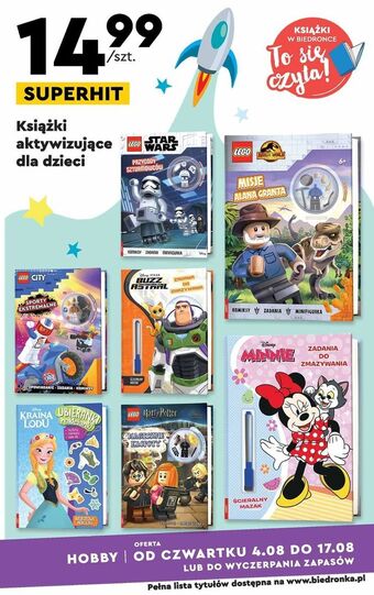 Biedronka Książeczka aktywizująca kraina lodu oferta