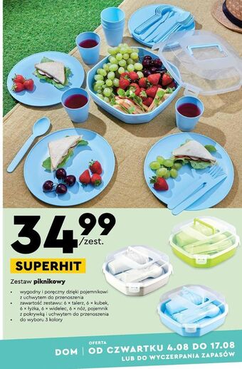 Biedronka Zestaw piknikowy oferta