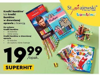 Biedronka Kredki bambino bambino st.majewski oferta