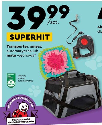 Biedronka Smycz automatyczna oferta