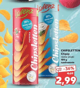 Kaufland Chipsy południowa papryka lorenz chipsletten oferta