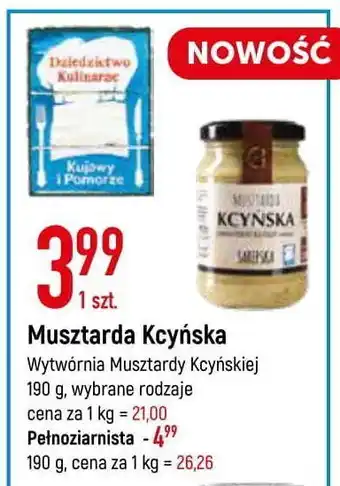 E.Leclerc Musztarda sarepska kcyńska oferta