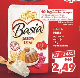 Kaufland Mąka tortowa extra basia oferta