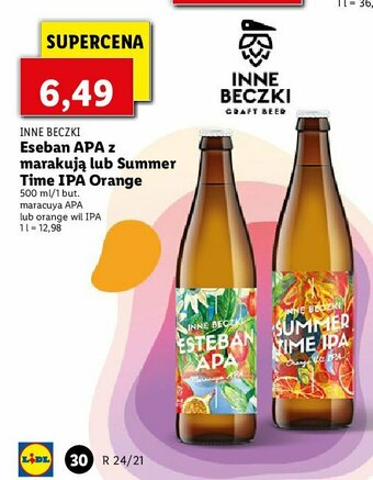 Lidl Piwo 1 BTL 500 ML oferta