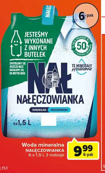 Globi Woda mineralna Nałęczowianka 6 x 1,5 l oferta