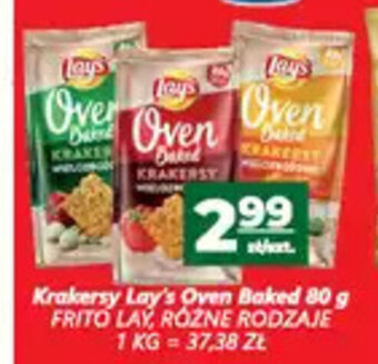 Top Market Krakersy Lay's Oven Baked 80g oferta