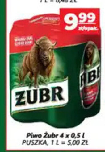 Top Market Piwo Żubr 4x500ml oferta