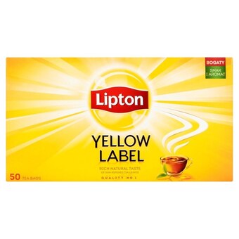 Spar Lipton yellow label herbata czarna 100 g (50 torebek) oferta