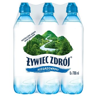 Carrefour Market Żywiec zdrój niegazowany woda źródlana 6 x 700 ml oferta