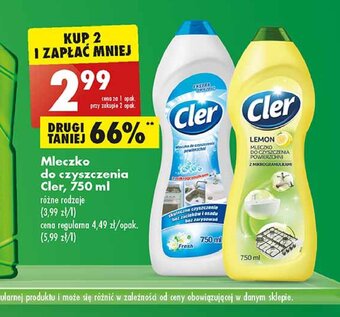 Biedronka Mleczko do czyszczenia lemon oferta