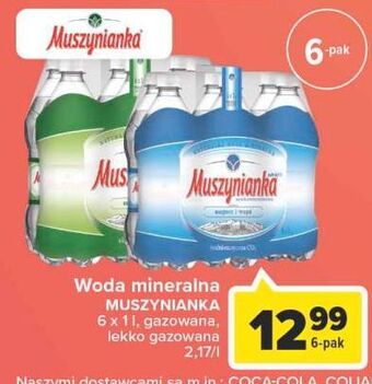 Carrefour Woda niegazowana muszynianka oferta