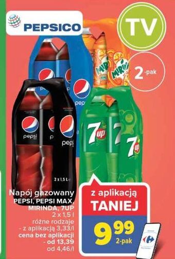 Carrefour Napój orange mirinda oferta