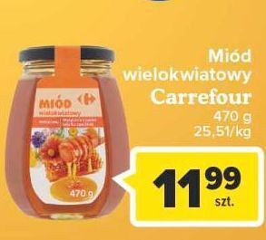 Carrefour Miód wielokwiatowy nektarowy carrefour oferta