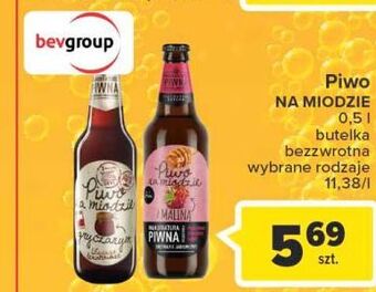 Carrefour Piwo na miodzie z maliną oferta