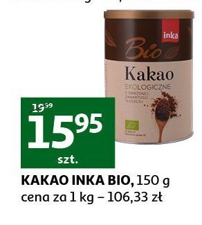 Auchan Kakao ekologiczne inka bio oferta