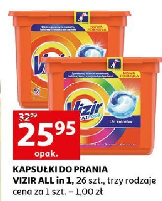 Auchan Kapsułki do prania alpejska świeżość vizir all in one pods oferta