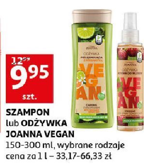 Auchan Szampon do włosów oczyszczający z bergamotką joanna vegan oferta