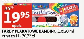 Auchan Farby plakatowe moje bambino oferta
