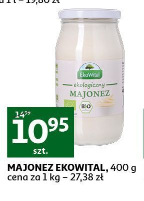 Auchan Majonez ekologiczny ekowital oferta