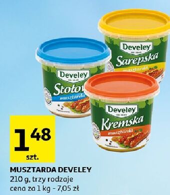 Auchan Musztarda stołowa develey oferta