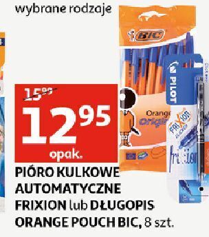 Długopis niebieski bic orange