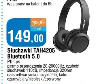 E.Leclerc Słuchawki tah4205bk/00 czarne philips oferta