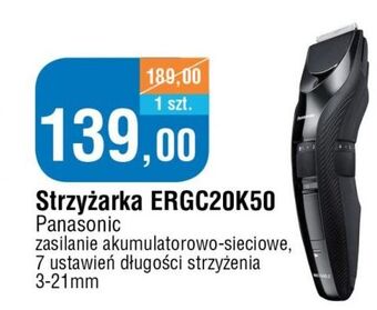 E.Leclerc Strzyżarka ergc20k50 panasonic oferta