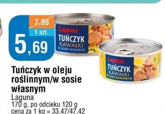 E.Leclerc Tuńczyk kawałki w oleju laguna oferta