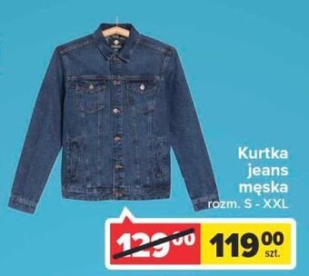 Carrefour Kurtka męska jeansowa s-xxl oferta