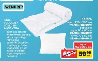 Carrefour Kołdra aloe vera 160 x 200 cm wendre oferta
