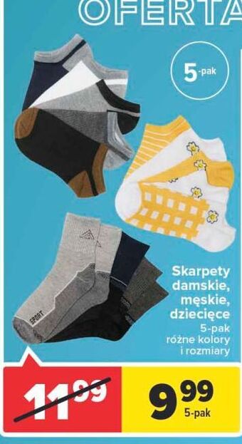 Carrefour Skarpety dziecięce oferta