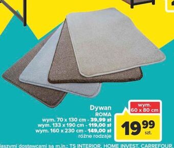 Carrefour Dywan roma 60 x 80 cm oferta