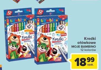 Carrefour Kredki ołówkowe 12 kolorów moje bambino oferta
