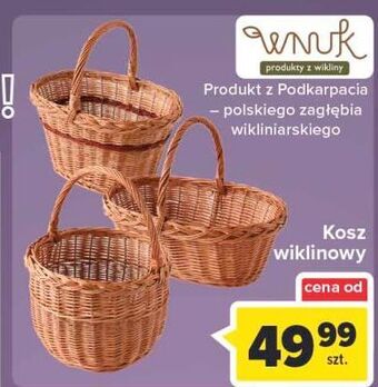 Carrefour Kosz wiklinowy duży wnuk oferta