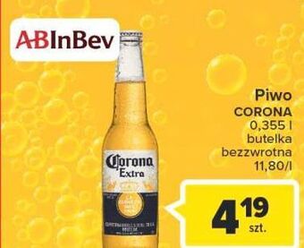Carrefour Piwo corona extra oferta