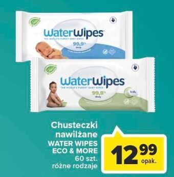 Carrefour Chusteczki nawilżane wyciąg z orzechów mydlanych waterwipes oferta