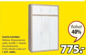JYSK Szafa Favrbo oferta