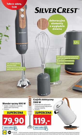 Lidl Blender ręczny 600 w silvercrest oferta