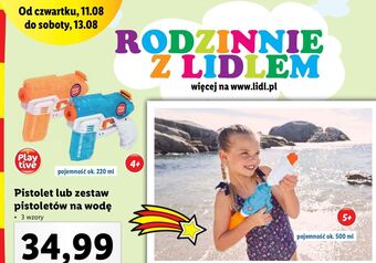 Lidl Pistolet na wodę playtive oferta