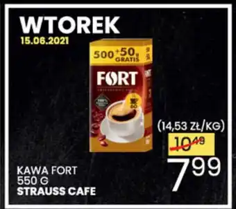 Wafelek Kawa Fort 500+50g gratis oferta