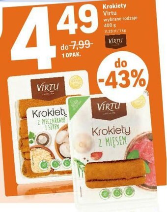 Intermarche Krokiety Virtu 400g oferta