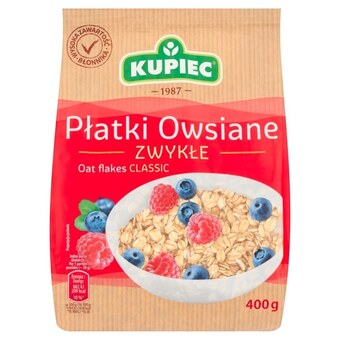 Kupiec płatki owsiane zwykłe 400 g