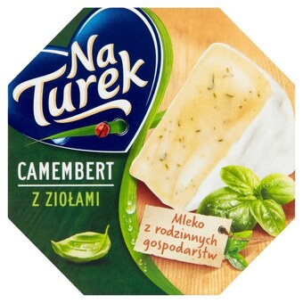 Społem Naturek ser pleśniowy camembert z ziołami 120 g oferta